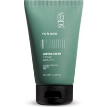 Screen For Man Shaving Cream 100 ml – Erkek Tıraş Kremi, Hassas Ciltler İçin Yumuşatıcı & Nemlendirici Bakım