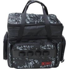 Noeby Jumbo Boy Gri Kamuflaj Spin Çantası