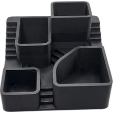 Kesgin Market® Kaktüs Saksı Seti Siyah Teknokesgin