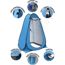 Özbience Portatif Kamp ve Plaj Duş Giyinme ve Tuvalet Çadırı 120X120X190 cm