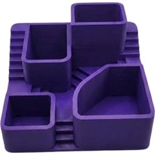 Kesgin Market® Dekoratif 3D Kaktüs Saksısı Çok Bölmeli Minimal Bitki Düzenleyici Teknokesgin