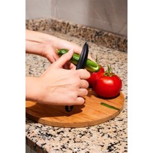 Enyaza Home Pazar Kapısı Meyve Sebze Soyacağı Siyah Soyacak