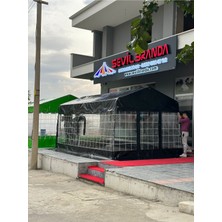 Özbience 3x4 mt Galvanizli Demir Kış Bahçesi, Dayanıklı ve Şık Tasarım