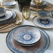 Enyaza Home Keramika Hydra Yemek Takımı 24 Parça 6 Kişilik