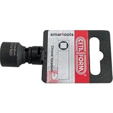 Enyaza Home Ceta Form C52R-H14XCET 3/8 Sürücü 6 Noktalı Darbe Soketleri A/f(Mm) 14 L(Mm) 30 1 Gümüş