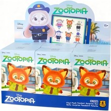 NB Market Zootopia Sürpriz Bebek Anahtarlık Çanta Süsü Charm Zotopia Hayvan Peluş Anahtarlık