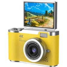 Sayarmarkt Yüksek Çözünürlüklü 48 Mp Kamera 4K Video Çekim Selfie Vlog Fotoğraf Makinesi