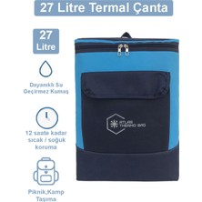 Özbience 27 Litre Isı Yalıtımlı Sırt Çantası, Piknik ve Kamp Için Termal Çanta