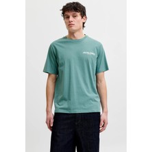 Jack & Jones Jprblaoscar Erkek Tişört Kısa Kollu Pamuklu Şık Günlük