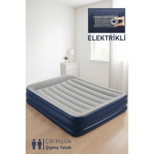 Özbience Yüksek Konforlu Çift Kişilik Elektrikli Şişme Yatak 203X152X46
