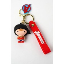 Neesa Süper Kahraman Savaşçı Silikon 3D Çanta Anahtarlık