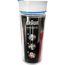 Braun Blender Mq5 Smoothie Bardağı 600ML Şise Kapaklı Hazne