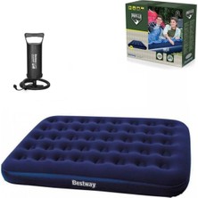Bestway Yumuşak ve Konforlu Çift Kişilik Flocked Şişme Yatak