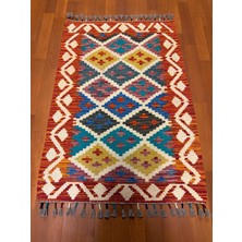 Afgan Halı El Dokuma Afgan Kilim 100% Yün Kökboya
