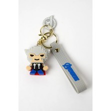 Neesa Süper Kahraman Tor Silikon 3D Anahtarlık