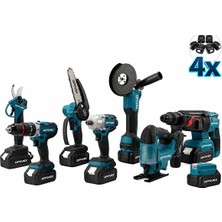 Optivex Sekizli Set (Led Aydınlatma+ Ş.HILTI+Ş.SPRAL+S.SIKMA+13MM