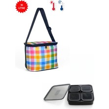 Özbience 10 Litre Termal Piknik Çantası ve Saklama Kabı Seti