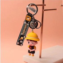 GiftPoint Neesa Sevimli Dondurma Yalayan Çocuk Silikon Anahtarlık ve Çanta Aksesuarı