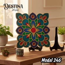 Destina Ahşap Mandala Boyama Seti-Ahşap Boyama-Model 246