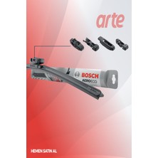 Arte Skywell Et-5 2020-2026 Uyumlu | Bosch Aeroeco / Flatwiper Serisi Ön Silecek Takımı | 2'li Set |