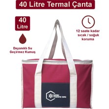 Özbience 40 Litre Isı Yalıtımlı Termal Kamp Piknik Çanta, Sıcak ve Soğuk Tutar