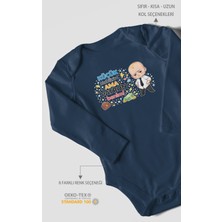 Morivo Kids Küçük Olabilirim Ama Patron Benim Uzun Kollu Bebek Body