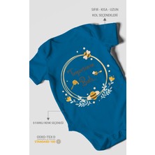 Morivo Kids Teyzesinin Balı Kısa Kollu Bebek Body %100 Pamuk