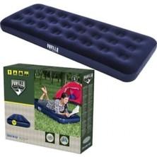 Bestway Komple Tek Kişilik Tek Katlı Şişme Yatak 185X76CM, Konforlu ve Pratik Kullanım