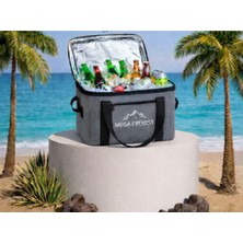 Özbience Geniş 40 Litre Termal Çanta, Sıcak ve Soğuk Tutucu, Taşıma Kolay