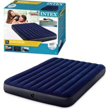intex Çift Kişilik Şişme Yatak, Klasik Dura-Beam, 152X203X25 cm