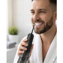 HiboTekno Taşınabilir Şarjlı Ağız Duşu-Yemek Sonrası-Diş Teli, Implant, Köprü Veya Kron Kullanan Için Etkili