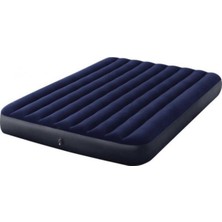 intex Konforlu Fiber-Tech Şişme Yatak 183X203X25 Cm, Rahat ve Pratik Kullanım
