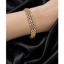 Vıp 14K Gold Taşlı Bileklik
