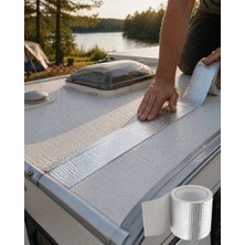 My Best Store 2 Metre Sızdırmaz Bant 96MM Metalik Tamir Bandı Boru Çatlak Onarım Bandı