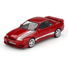 Mini T Mini Gt 1/64 Nissan Skyline Gt R R32 Veilside Combat Red