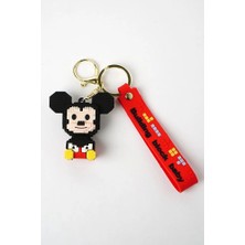 Neesa Piksel Miki Fare Silikon 3D Çanta Anahtarlık