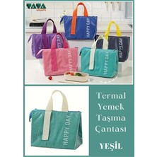 Özbience Yeşil Termal Gıda Çantası, Okul, Ofis, Kamp ve Plaj Için Ideal Seçim