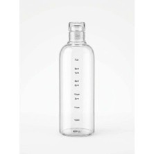 altabi Premium Cam Motivasyon Şişesi - Kişisel Kullanım 800 ml Sürahi