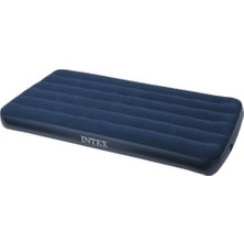 intex Lacivert Tek Kişilik Şişme Yatak, 99X191X22CM, Konforlu ve Pratik Kullanım