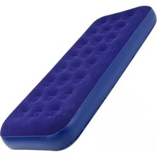 Özbience Unisex Lacivert Tek Kişilik Şişme Yatak 191X73X22 cm