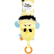 10672699 M-Pets Slippers Bee Köpek Oyuncağı Yellow