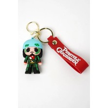 Neesa Piksel Karayip Korsan Silikon Anahtarlık