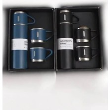 Kesgin Market® 3 Bardaklı Termos Seti Teknokesgin