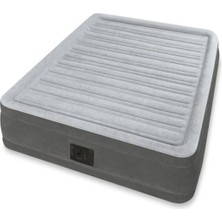 intex Rahat Elektrikli Kadife Şişme Yatak, 152X203X33 Cm, Konfor ve Şıklık