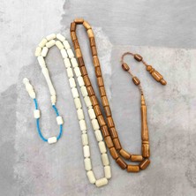 İnan Tesbih Deve Kemiği ve Kuka Kapsül Kesim Tesbih Ikisi Bir Arada