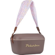 Özbience Prinkstyle Animal Classic Termal Çanta 20 Lt, Pamuk ve Deri Kayışlı, Mauve Gold