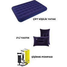 Özbience Yatak ve Yastık Şişirme Pompa Seti, Konforlu Kamp Deneyimi Için