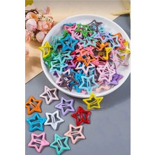 Nati Co 10 Adet Renkli Yıldız Cıt Cıt Toka