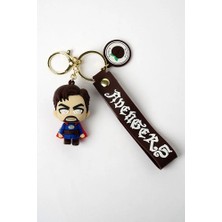 Neesa Süper Kahraman Büyücü Silikon 3D Çanta Anahtarlık