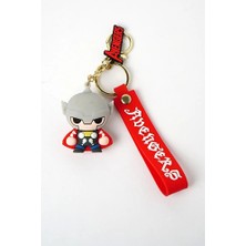 Neesa Süper Kahraman Tor Silikon 3D Anahtarlık